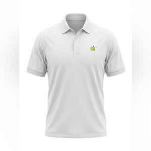 MASTERS COLLECTION MENS POLO SHIRT WHITE SIZE M